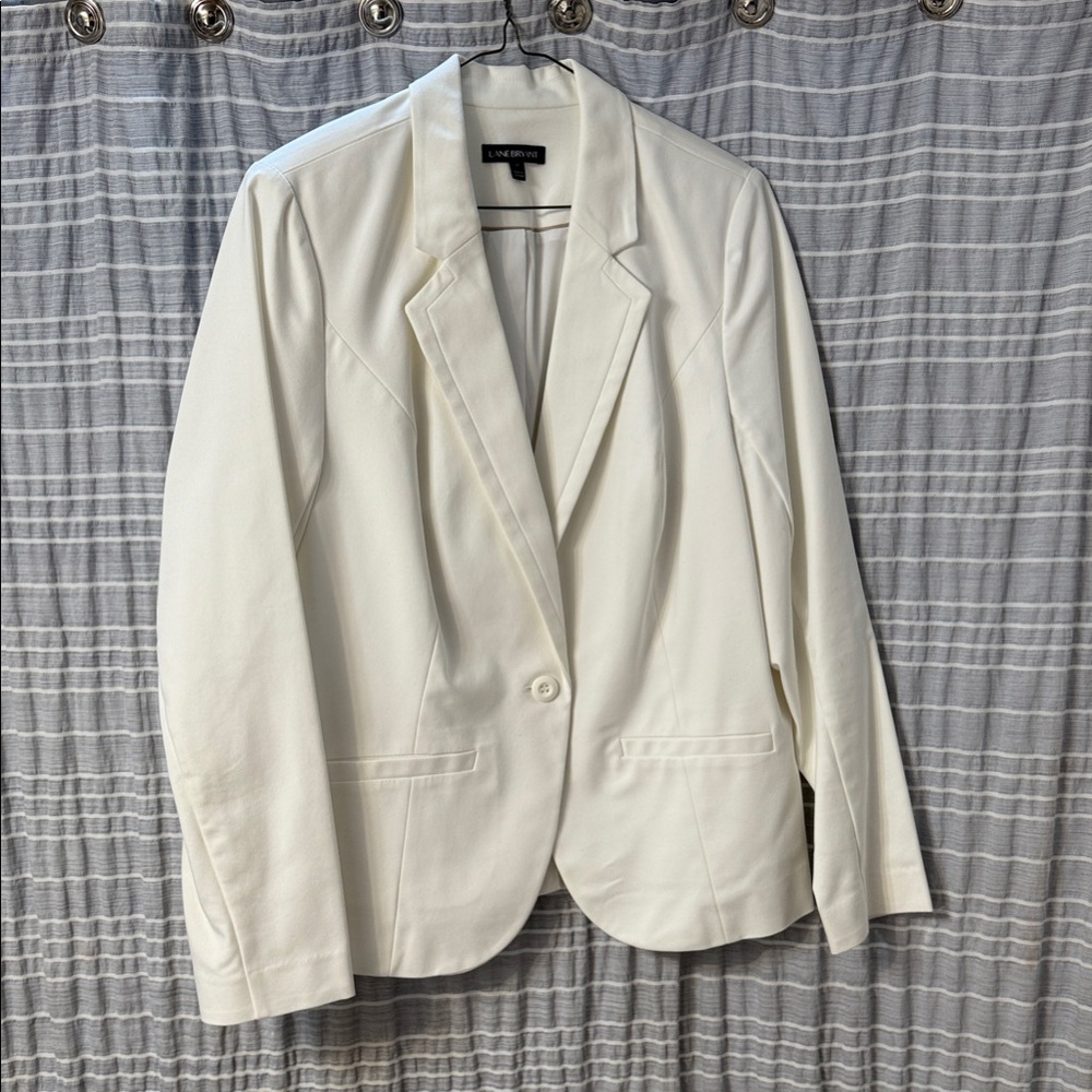 Lane Bryant White Blazer
